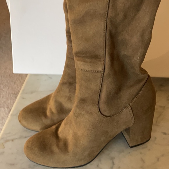 Treasure & Bond Over-The-Knee Boot 10M (Khaki/Brown) - Picture 2 of 11